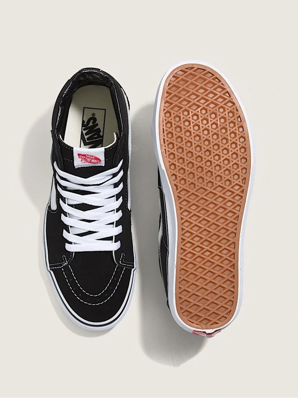 Vans | Unisex Black/White Suede/Canvas High-Top Sk8-Hi Lace Up Sneakers M7.5 W9